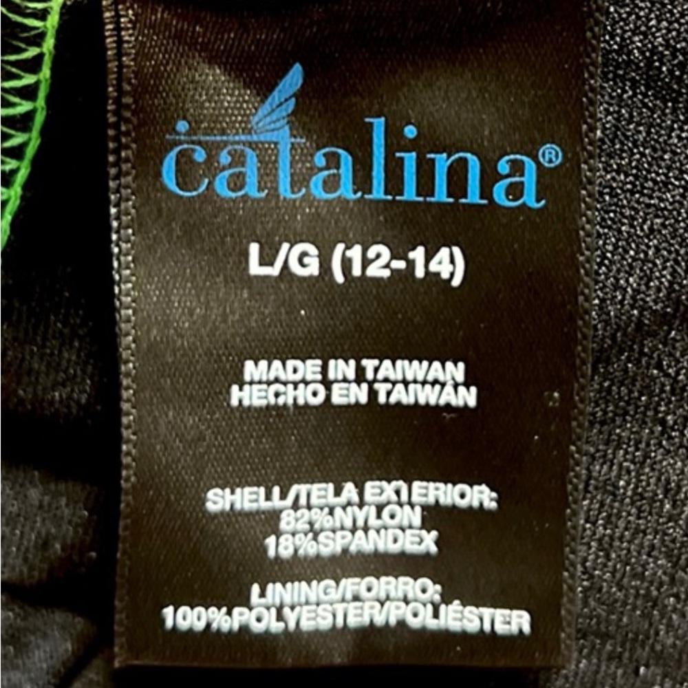 Catalina Black Nylon Spandex Apparel